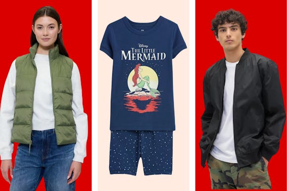 Extra 60% Off Gap Factory: $5 Disney Toddler Pajama Set and $9 Women's Vest