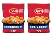 2 Tyson Chicken Nugget Bags