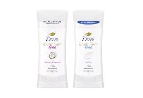 2 Dove Aluminum-Free Deodorants