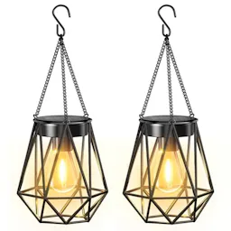 Hanging Solar Lanterns 2-Pack