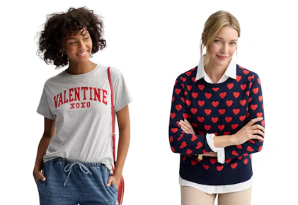 Women's Valentine's Day Top