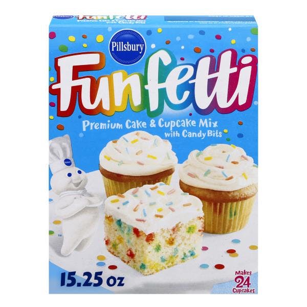 2 Pillsbury Funfetti Cake Mixes