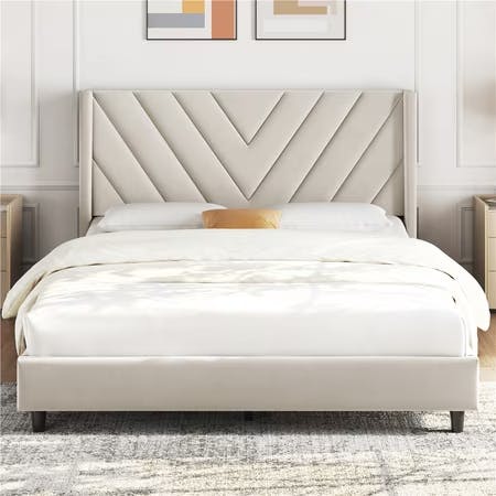 Upholstered Platform Bed