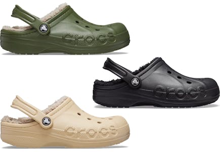 Crocs Adult Baya Lined Clogs