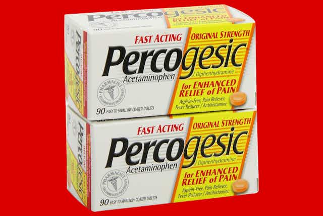 Percogesic Original Pain Relief 2-Pack, as Low as $6.89 on Amazon card image