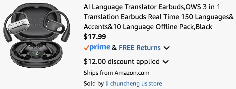 amazon-ai-translation-earbuds-cart
