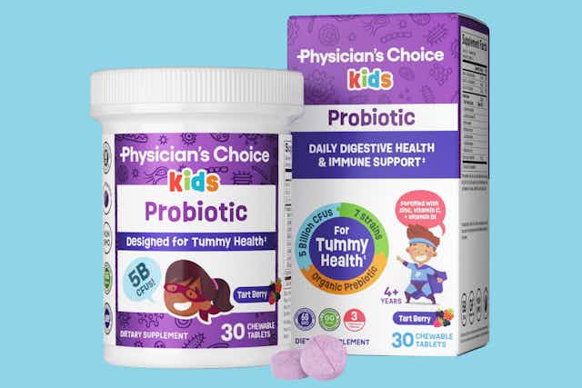 Get a Bottle of Kids' Probiotics for Just $6.51 at Amazon card image