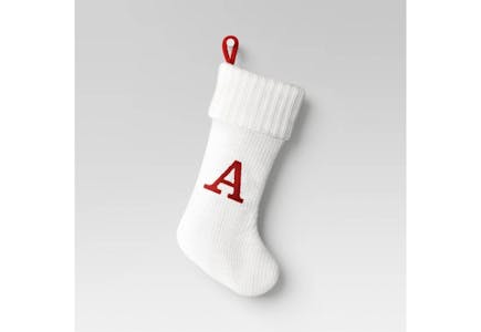 Wondershop Monogram Stocking