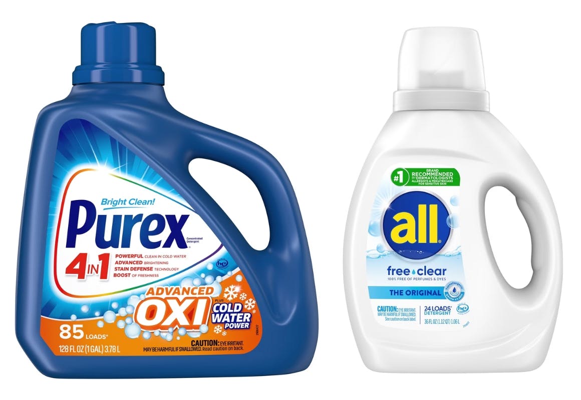 1 Purex + 1 All Laundry Products
