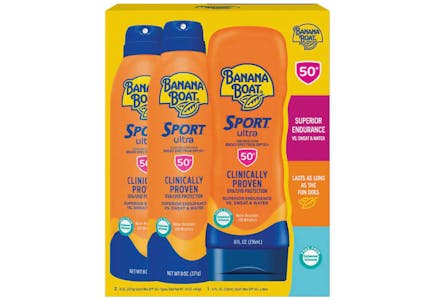 Banana Boat Sunscreen 3-Pack