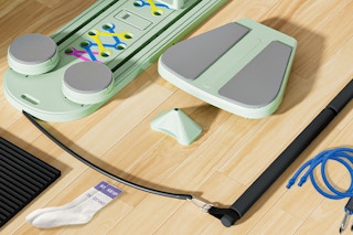 a pilates reformer board