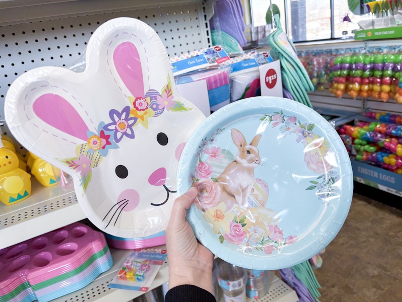 dollar tree easter plates th