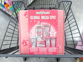 soap & glory gift set in walgreens cart