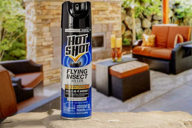 Hot Shot Flying Insect Spray, as Low as $2.82 on Amazon card image