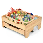 Costway Kids Train Track Table