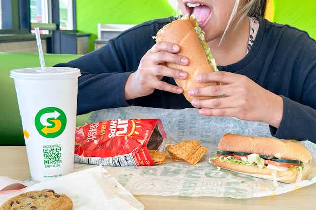 30+ Best April Food Deals Right Now: $1 Deals at Wendy's, BOGO Free Subway card image