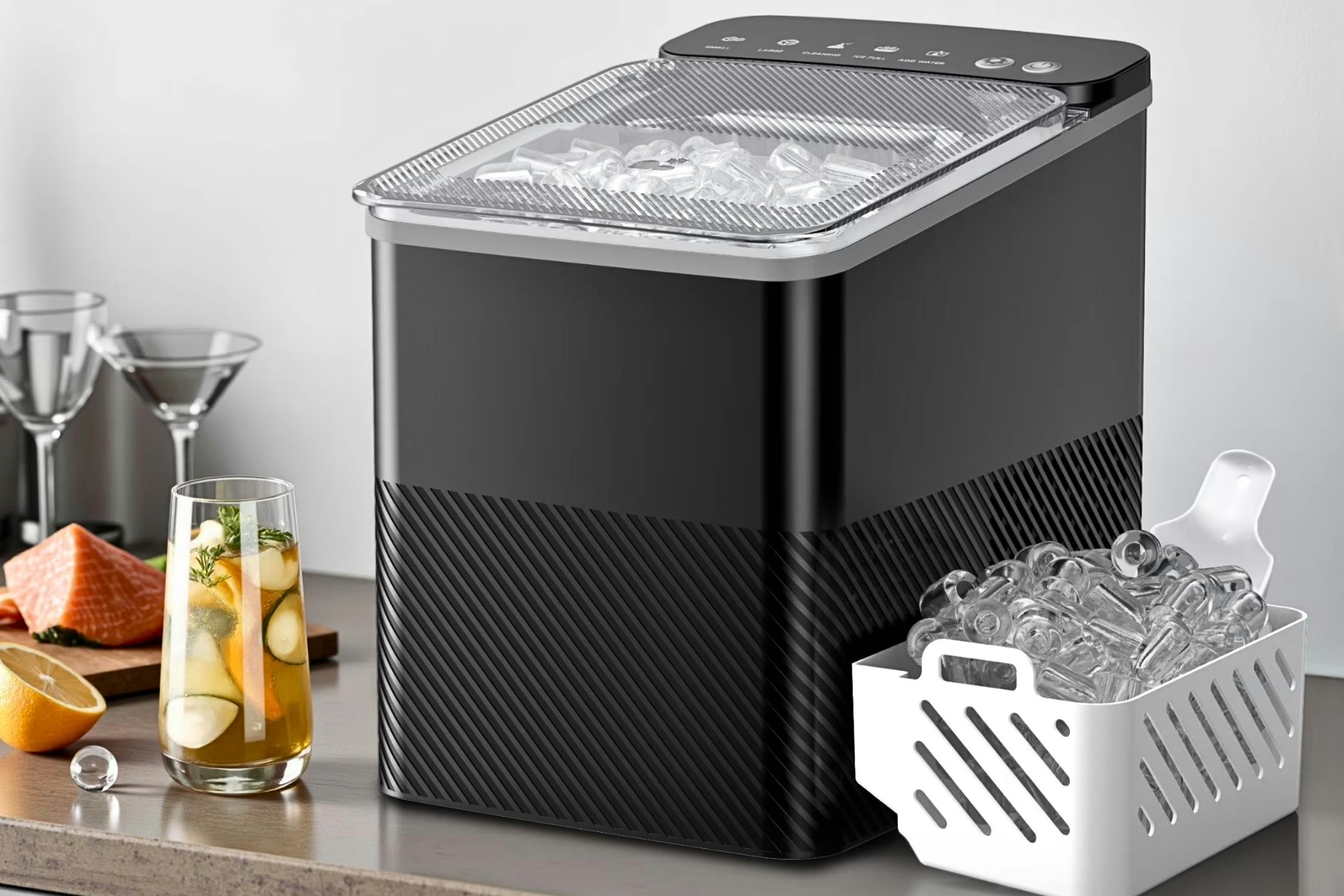 Simzlife Ice Maker on home countertop