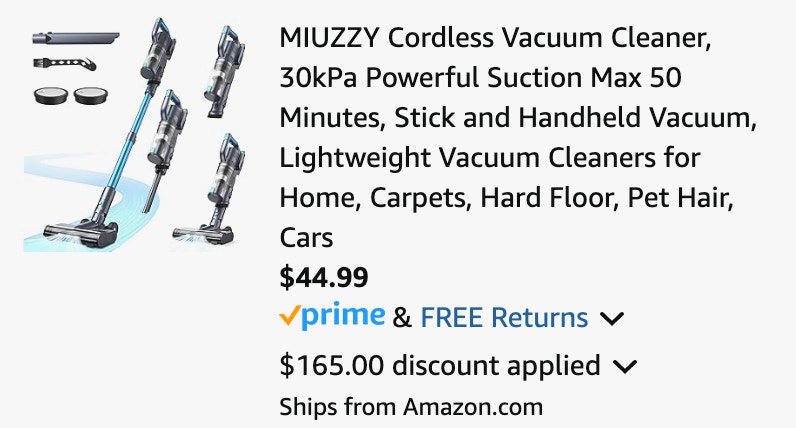 Miuzzy Vacuum Cart 2