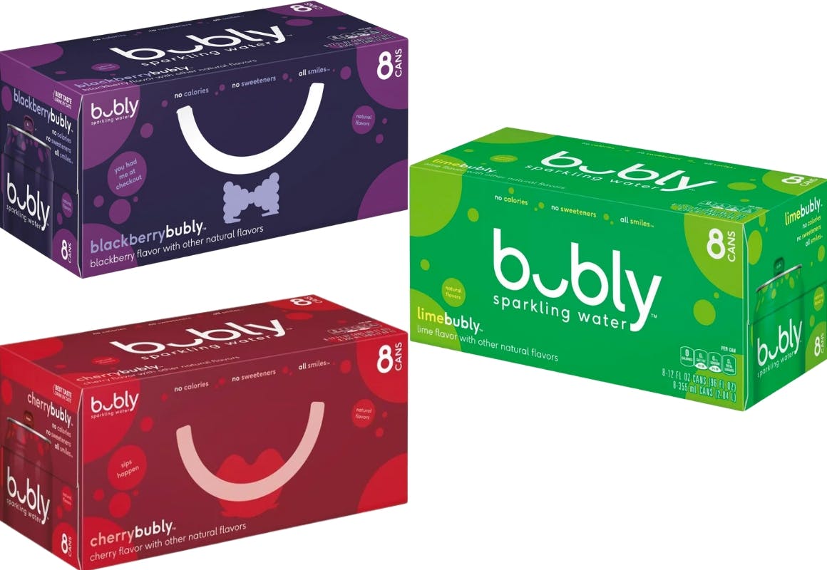 3 Bubly 8-Packs