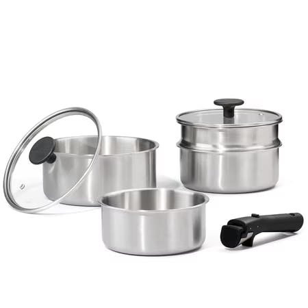 Carote Stainless Steel Saucepan Set