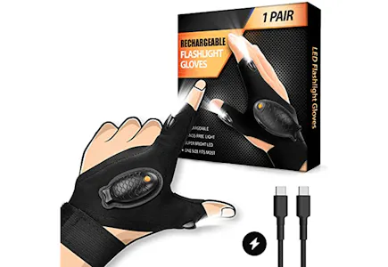 LED Flashlight Gloves
