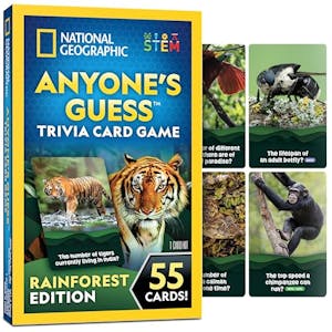 Nat Geo Rainforest Animals Trivia Cards
