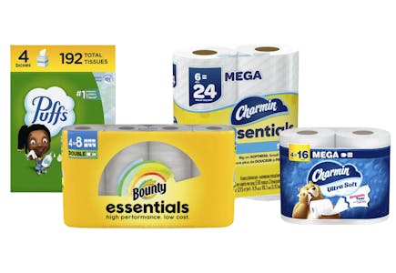 4 P&G Paper Products