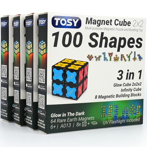 Magnet Cube 2x2 Puzzle 4-Pack