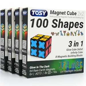 Magnet Cube 2x2 Puzzle 4-Pack