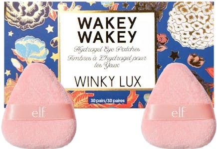3 Winky Lux Hydrogel Patches and e.l.f. Powder Puff