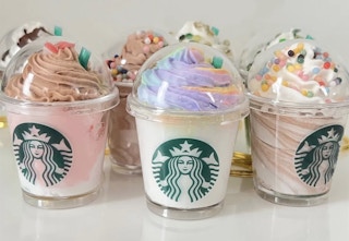 jane starbucks mini coffee keychains stock image 2023 1676569681 1676569681