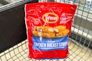 tyson chicken strips in shopping cart