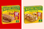Nature Valley granola bars on KCL template