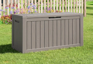 80-gallon resin deck box