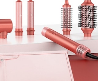 a pink-bronze hot air styler