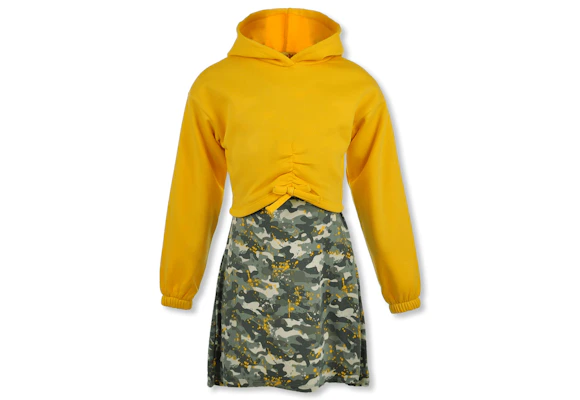 One Step Up Kids' Hoodie Dress Set
