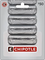 $50 Chipotle Physical Gift Card