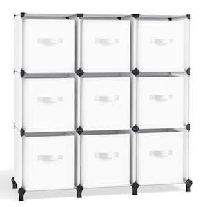 9-Cube Storage Organizer With Bins