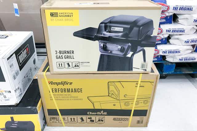 Char-Broil American Gourmet Gas Grill, $86 at Target (Best 2024 Price) card image