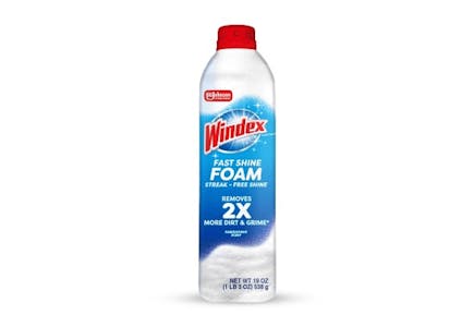 Windex Fast Shine Foam