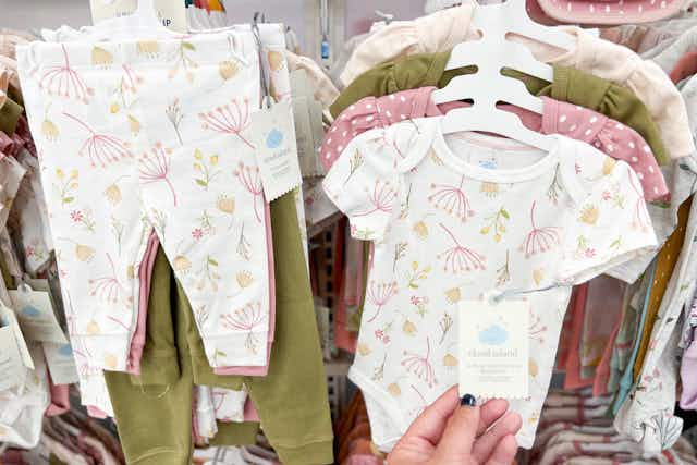 Cloud Island Baby Deals at Target: $2.28 Bodysuits, $3.80 Pajamas, and More card image