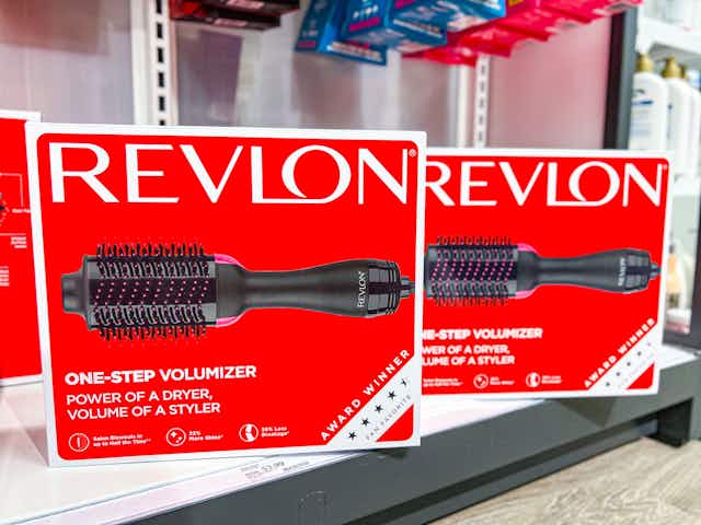 The Revlon One-Step Volumizer Hair Dryer and Brush Is Now $26.49 at Ulta card image