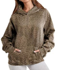 Women's Leopard Print Hoodie