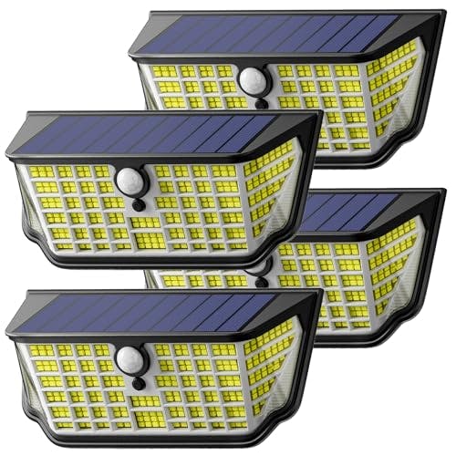 Solar Motion Sensor Lights 4-Pack