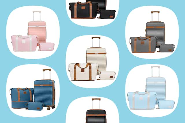 Ends Friday: 3-Piece Luggage Set, Only $70 on Walmart.com (Reg. $170) card image