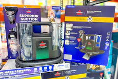 bissell little green cleaner on store shelf