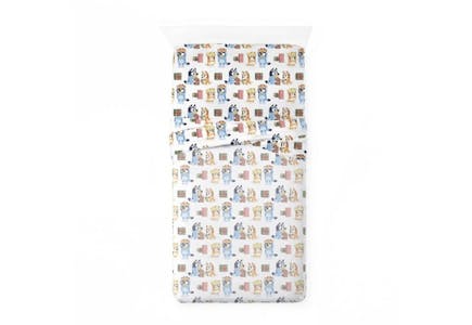 Bluey Holiday Sheet Set