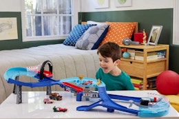 Walmart Disney Cards raceway playset