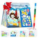 Mermaid Sticker & Coloring Book