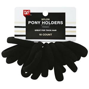 3 Nylon Pony Holders Packs